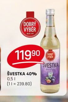 Švestka 40%