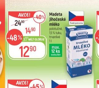 Madeta Jihočeské mléko