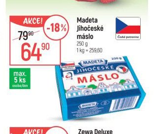 Madeta Jihočeské máslo