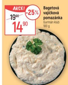 Bagetová vajíčková pomazánka