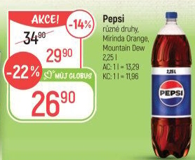 Limonáda Pepsi