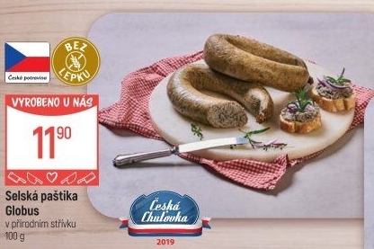 Paštika selská Globus