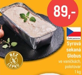 Sekaná syrová Globus