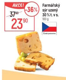 Sýr Farmářský uzený