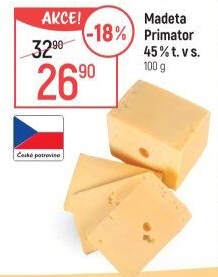 Sýr Primátor 45% Madeta