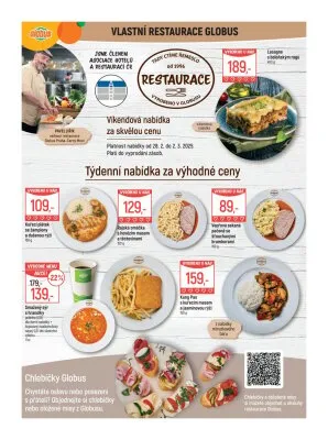 akční leták Globus 26.2.2025-4.3.2025