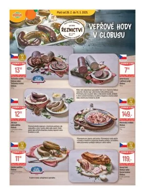 akční leták Globus 26.2.2025-4.3.2025