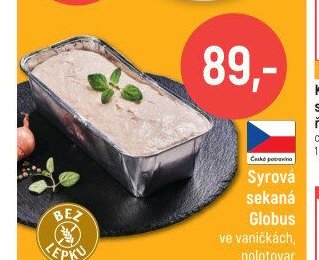Syrová sekaná Globus
