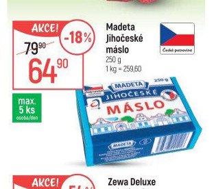 Madeta Jihočeské máslo