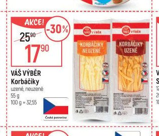 Váš výběr Korbáčky