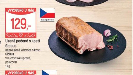 Uzená pečeně s kostí Globus