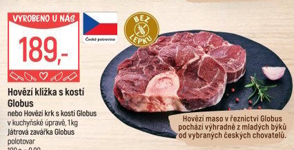 Hovězí krk s kostí Globus