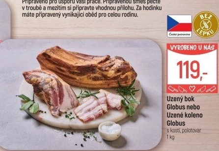 Koleno vepřové uzené s kostí Globus