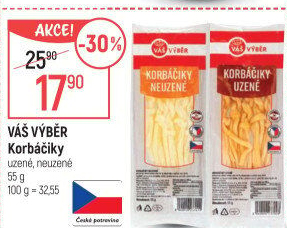 Korbáčiky Váš Výběr