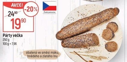 Pečivo Párty večka