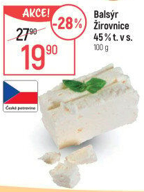 Sýr Balsýr Mlékárna Žirovnice