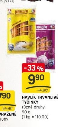 Havlík trvanlivé tyčinky