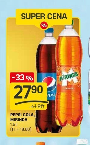 Pepsi Cola, Mirinda 1,5 l