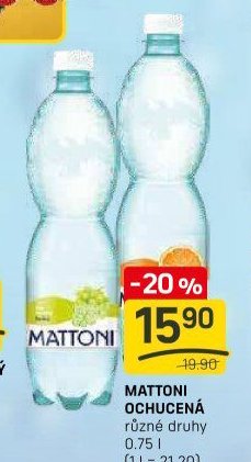 Mattoni ochucená různé druhy 0,75 l