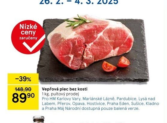 Vepřová plec bez kosti