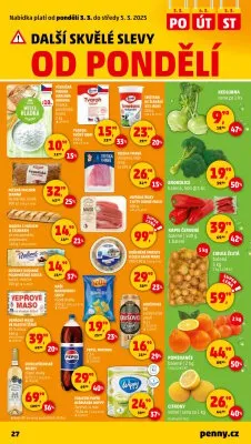 akční leták Penny Market 27.2.2025-5.3.2025