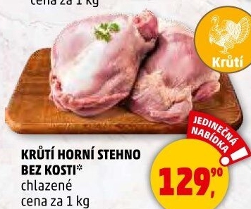 Krůtí stehno bez kosti