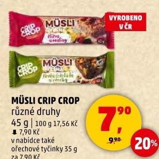 Müsli tyčinka Crip Crop