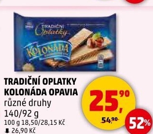 Oplatky Kolonáda Opavia