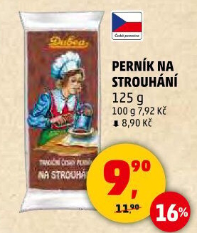 Perník na strouhání Dubea