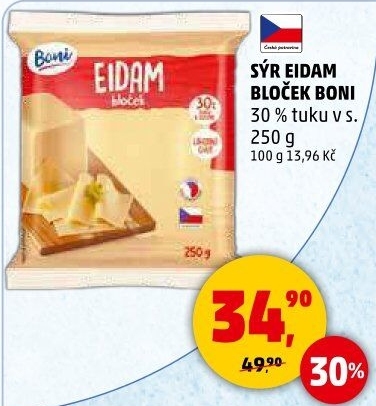 Sýr Eidam 30% Boni