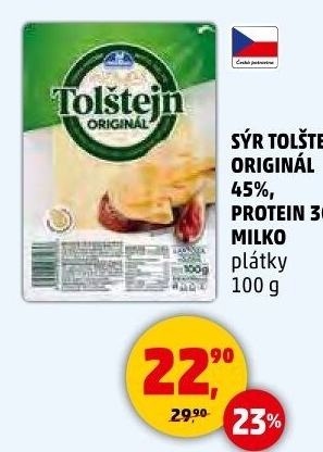 Sýr Tolštejn protein Milko