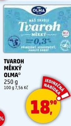 Tvaroh měkký Olma