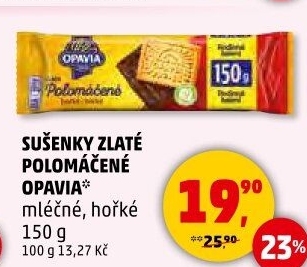 Zlaté polomáčené Opavia