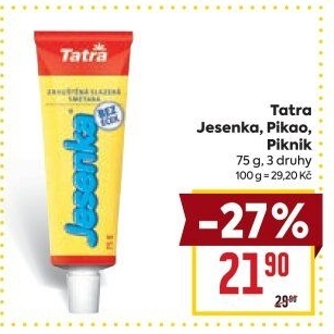 Mléko kondenzované Jesenka Tatra