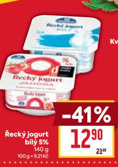Ochucený jogurt řecký 5% Milko