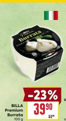 Sýr Burratta Billa Premium