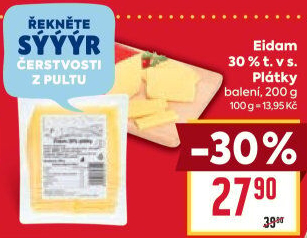 Sýr Eidam 30%