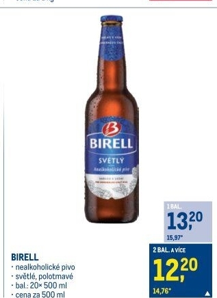 Nealkoholické pivo Birell