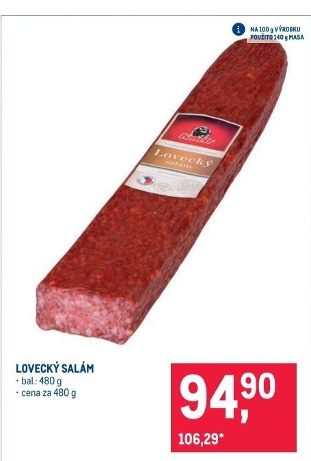 Salám lovecký Kmotr