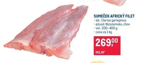 Sumeček africký filety