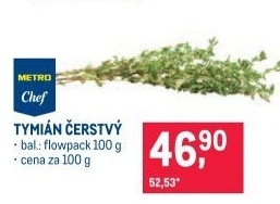 Tymián čerstvý Metro Chef