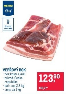 Vepřový bok bez kosti Metro Chef