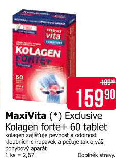 Doplněk stravy Kolagen forte Exclusive MaxiVita