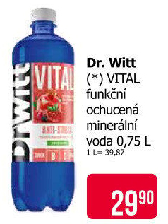 Minerální nápoj Vital Dr. Witt