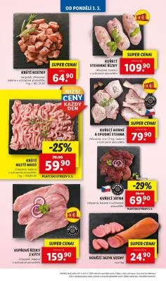 akční leták Lidl 3.3.2025-5.3.2025
