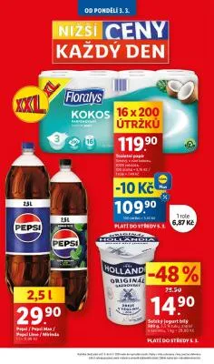 akční leták Lidl 3.3.2025-5.3.2025