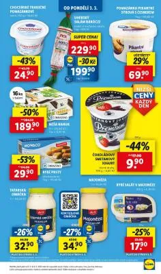 akční leták Lidl 3.3.2025-5.3.2025
