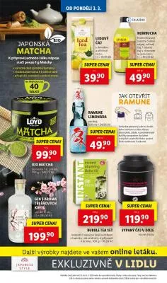 akční leták Lidl 3.3.2025-5.3.2025
