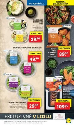 akční leták Lidl 3.3.2025-5.3.2025