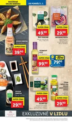 akční leták Lidl 3.3.2025-5.3.2025